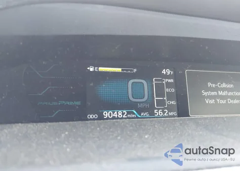 2017 Toyota Prius Prime Plus z USA, uszkodzony, nr VIN JTDKARFP4H3059819